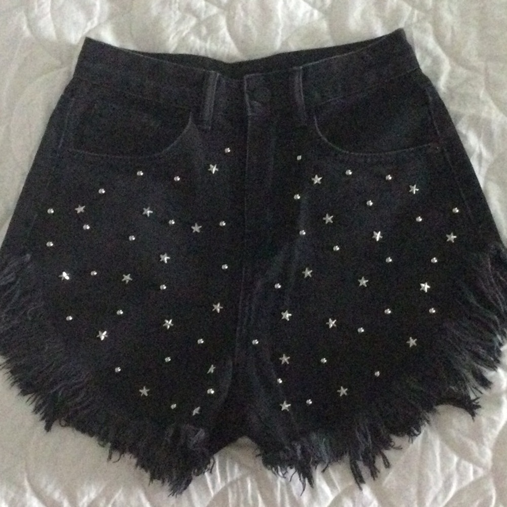 BLACK Jean shorts